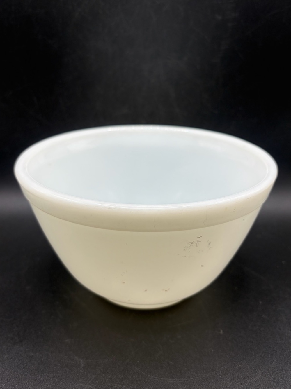 Pyrex USA Vintage Opal White Glass Mixing Nesting Bowl Kitchenware Tableware